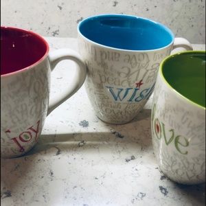 Starbucks Xmas Mugs Set of 3